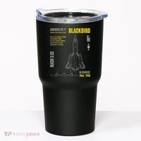 Military Aircraft Lockheed Sr71 Blackbird Usaf Tumbler thumb 0