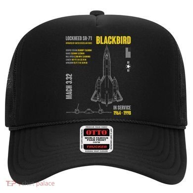 Military Aircraft Lockheed Sr71 Blackbird Usaf Hat