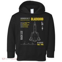 Military Aircraft Lockheed Sr71 Blackbird Usaf Toddler Hoodie thumb 0