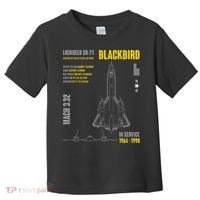 Military Aircraft Lockheed Sr71 Blackbird Usaf Toddler T-Shirt thumb 0