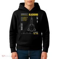 Military Aircraft Lockheed Sr71 Blackbird Usaf Kids Hoodie thumb 4