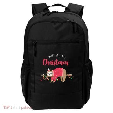 Merry And Lazy Christmas Cute Sloth Backpack