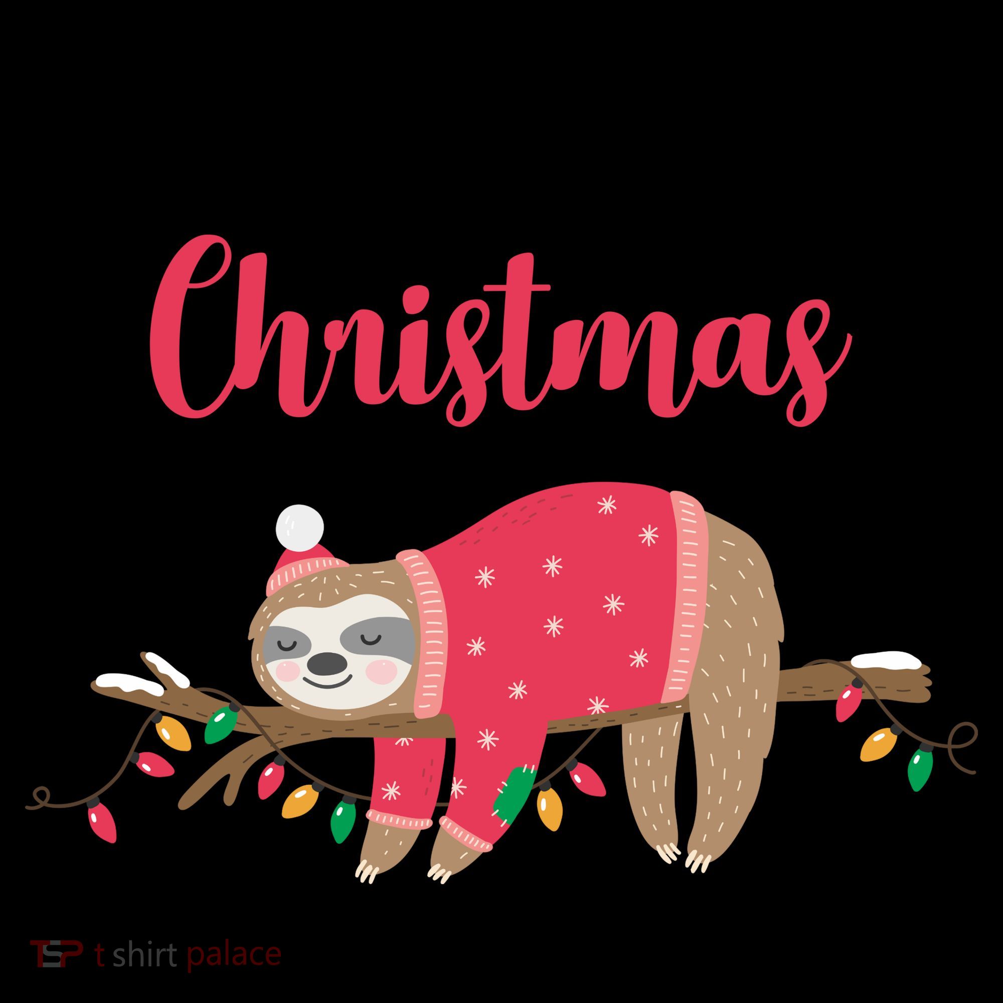 Merry And Lazy Christmas Cute Sloth Coffee Mug