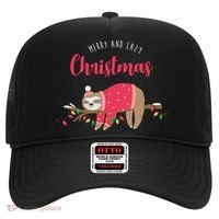 Merry And Lazy Christmas Cute Sloth Hat thumb 0