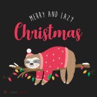 Merry And Lazy Christmas Cute Sloth Hat thumb 2