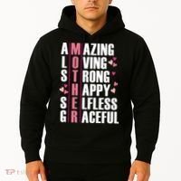 Mother Amazing Loving Strong Happy Selfless Graceful Hoodie thumb 2