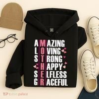 Mother Amazing Loving Strong Happy Selfless Graceful Hoodie thumb 4