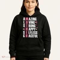 Mother Amazing Loving Strong Happy Selfless Graceful Hoodie thumb 5