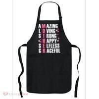 Mother Amazing Loving Strong Happy Selfless Graceful Apron thumb 0