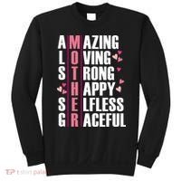 Mother Amazing Loving Strong Happy Selfless Graceful Sweatshirt thumb 0