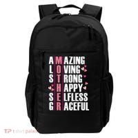 Mother Amazing Loving Strong Happy Selfless Graceful Backpack thumb 0