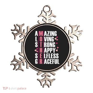 Mother Amazing Loving Strong Happy Selfless Graceful Ornament