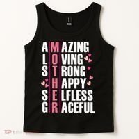 Mother Amazing Loving Strong Happy Selfless Graceful Tank Top thumb 2