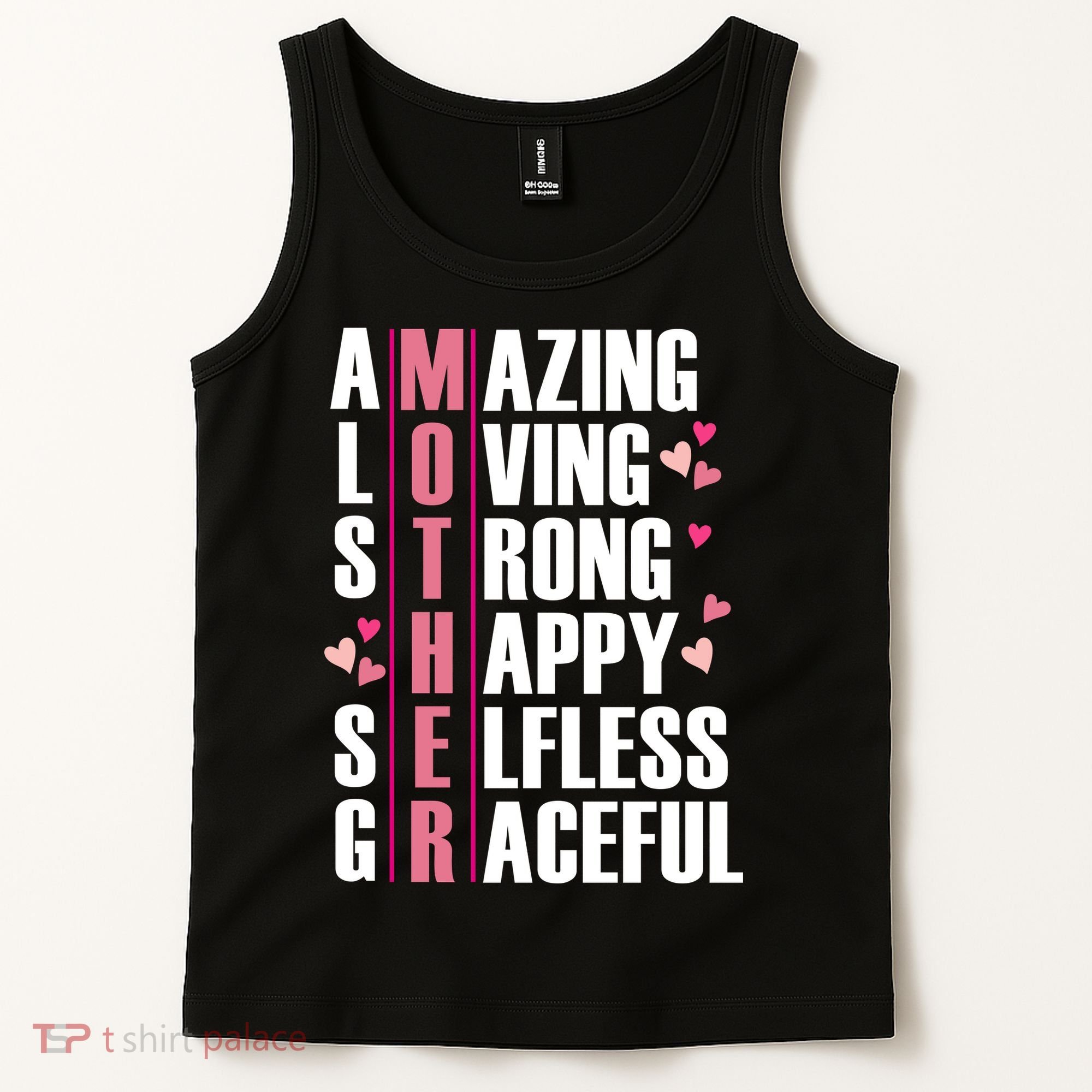 Mother Amazing Loving Strong Happy Selfless Graceful Tank Top