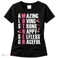 Mother Amazing Loving Strong Happy Selfless Graceful Women's T-Shirt thumb 0