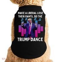 Make A Liberal Lose Their Pants Trump Dancing Trump Dance Doggie Tank thumb 0