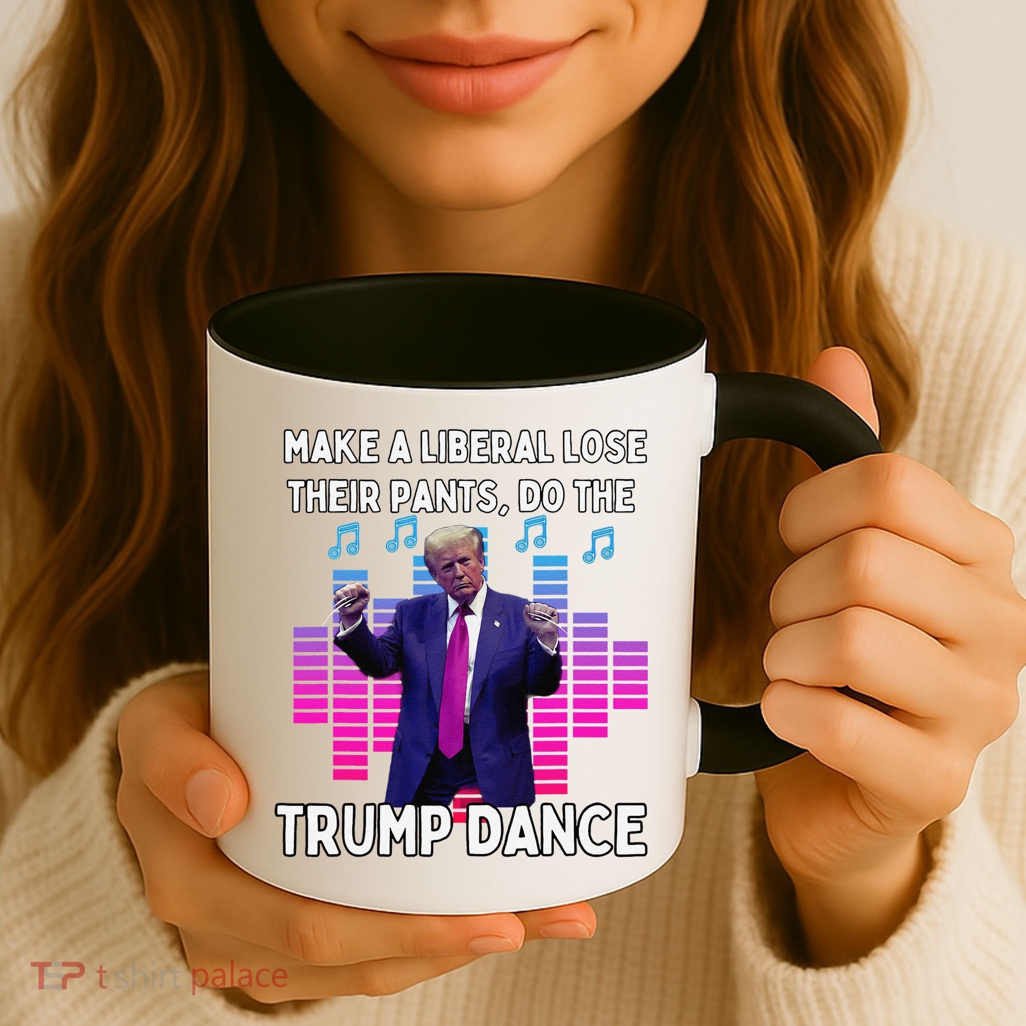 Make A Liberal Lose Their Pants Trump Dancing Trump Dance Coffee Mug