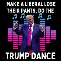 Make A Liberal Lose Their Pants Trump Dancing Trump Dance Women's Hoodie thumb 2