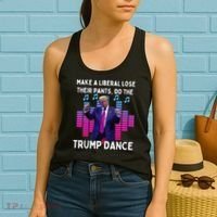 Make A Liberal Lose Their Pants Trump Dancing Trump Dance Women's Tank Top thumb 2