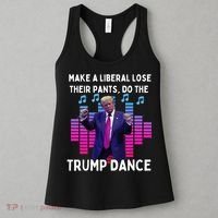 Make A Liberal Lose Their Pants Trump Dancing Trump Dance Women's Tank Top thumb 3