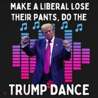 Make A Liberal Lose Their Pants Trump Dancing Trump Dance Baby Bodysuit thumb 2