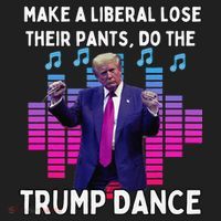 Make A Liberal Lose Their Pants Trump Dancing Trump Dance Golf Towel thumb 3