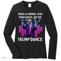 Make A Liberal Lose Their Pants Trump Dancing Trump Dance Women's Long Sleeve Shirt thumb 0