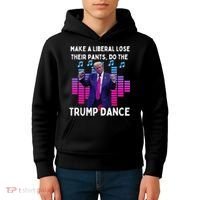 Make A Liberal Lose Their Pants Trump Dancing Trump Dance Kids Hoodie thumb 4