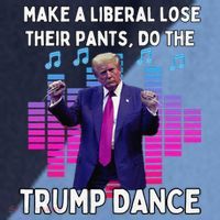 Make A Liberal Lose Their Pants Trump Dancing Trump Dance Raglan Baseball Sleeve Shirt thumb 2