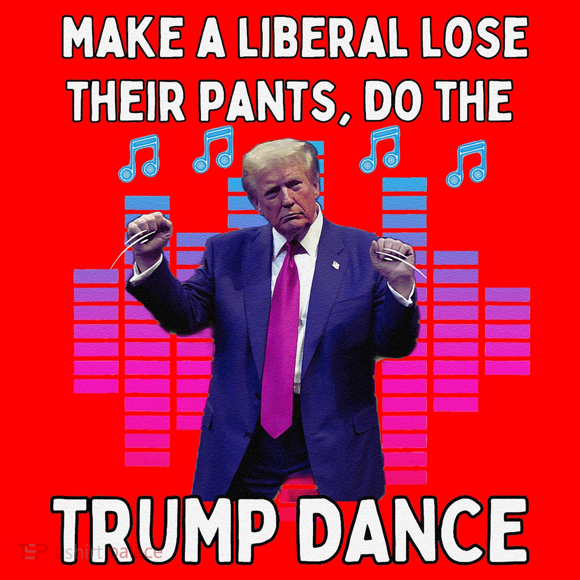 Make A Liberal Lose Their Pants Trump Dancing Trump Dance Santa Hat