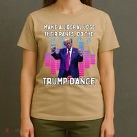 Make A Liberal Lose Their Pants Trump Dancing Trump Dance T-Shirt thumb 4