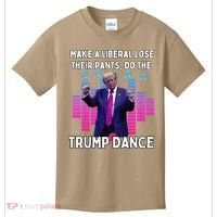 Make A Liberal Lose Their Pants Trump Dancing Trump Dance Kids T-Shirt thumb 0