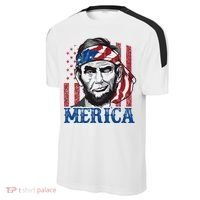 Merica Abraham Lincoln American Flag Sport-Tek Competitor United Soccer Jersey thumb 2