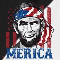 Merica Abraham Lincoln American Flag Sport-Tek Competitor United Soccer Jersey thumb 4