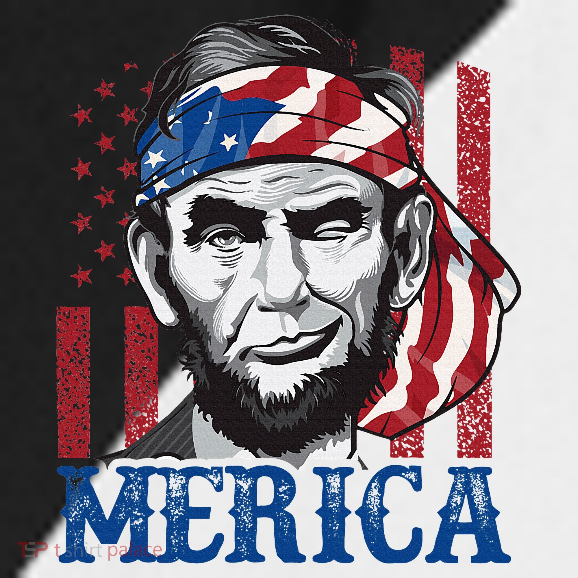 Merica Abraham Lincoln American Flag Sport-Tek Competitor United Soccer Jersey
