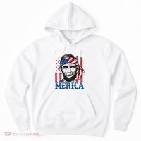 Merica Abraham Lincoln American Flag Hoodie thumb 0
