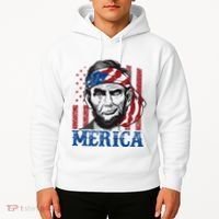 Merica Abraham Lincoln American Flag Hoodie thumb 2