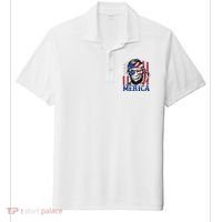 Merica Abraham Lincoln 4th Of July American Flag Sport-Tek Posi-UV Pro Polo thumb 0