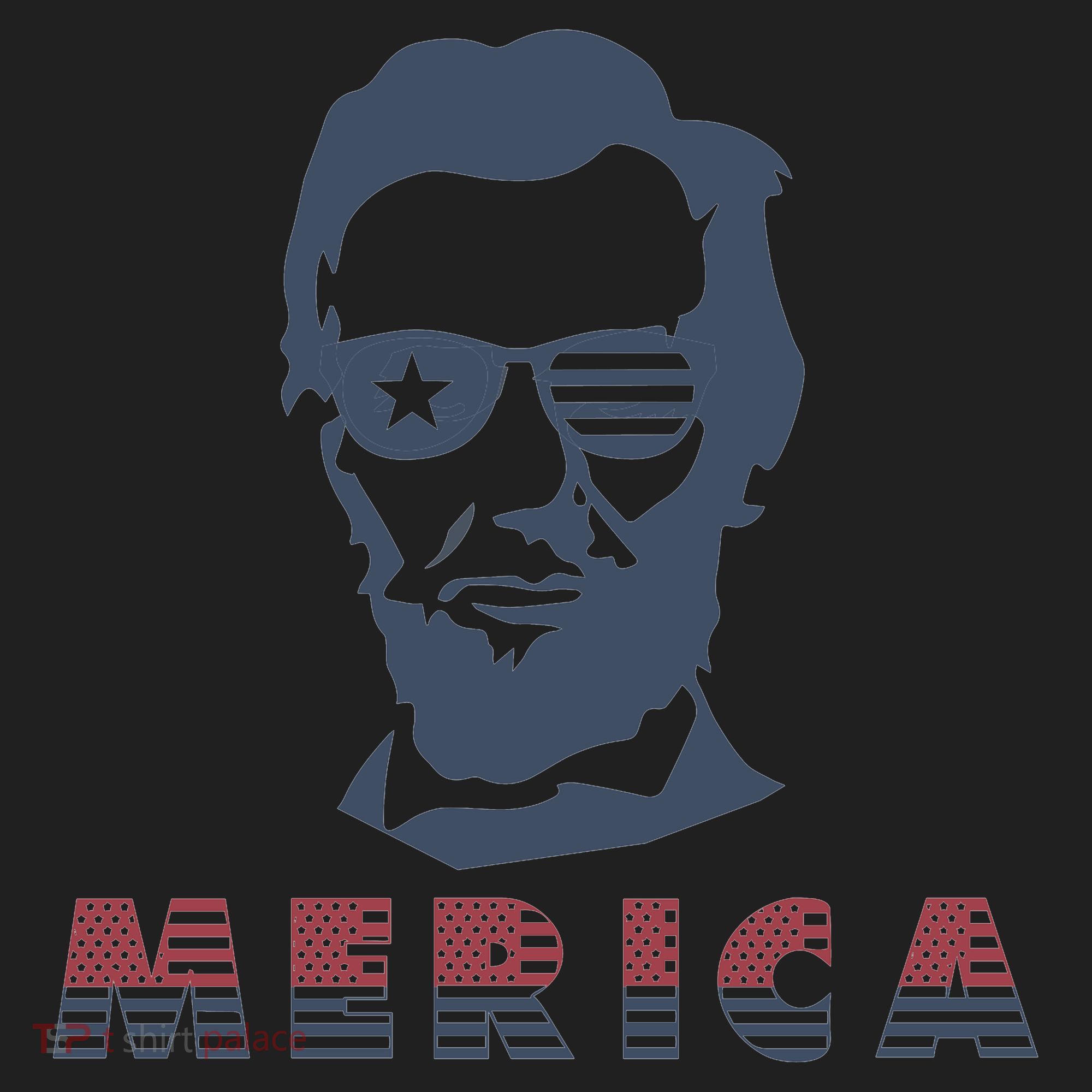 Merica Abe Lincoln Comfort Colors Boxy T-Shirt
