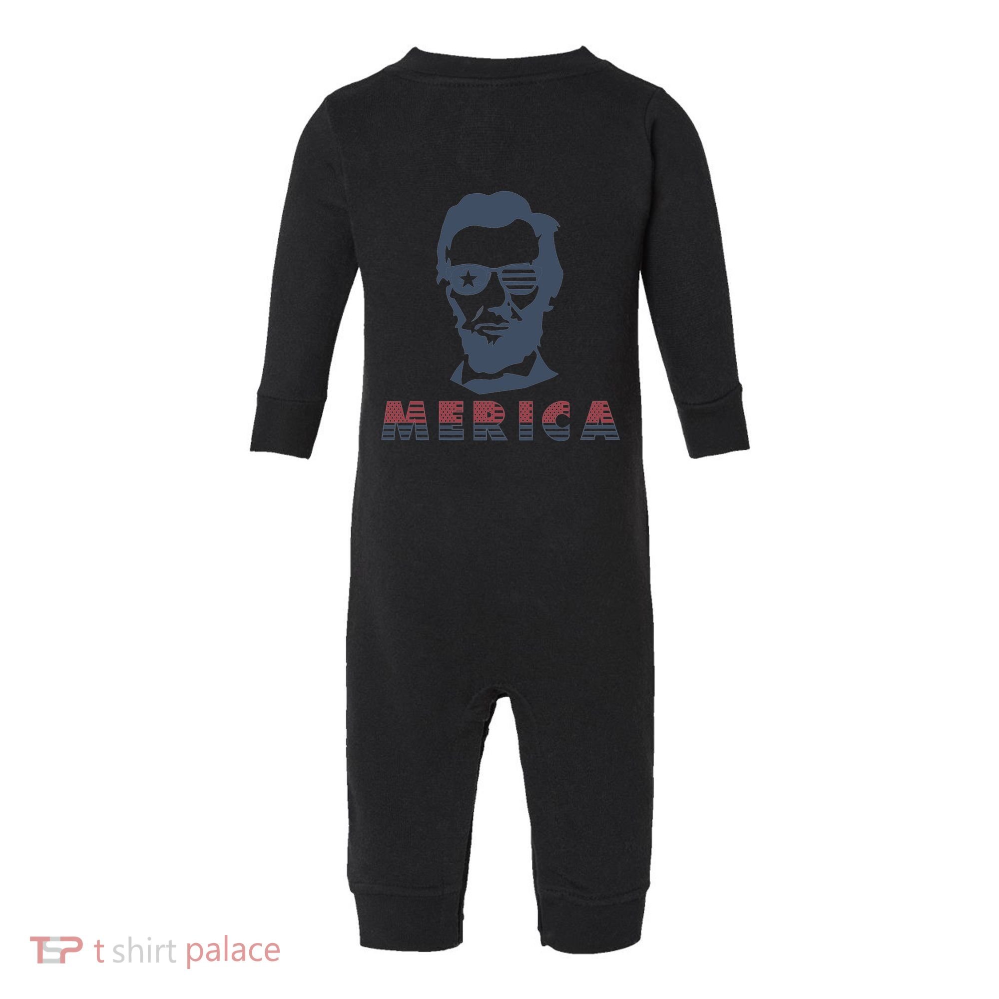 Merica Abe Lincoln Infant Fleece One Piece
