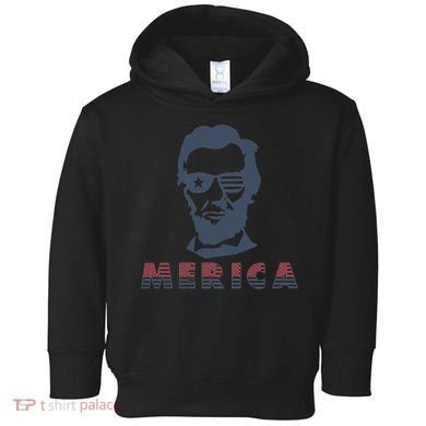 Merica Abe Lincoln Toddler Hoodie