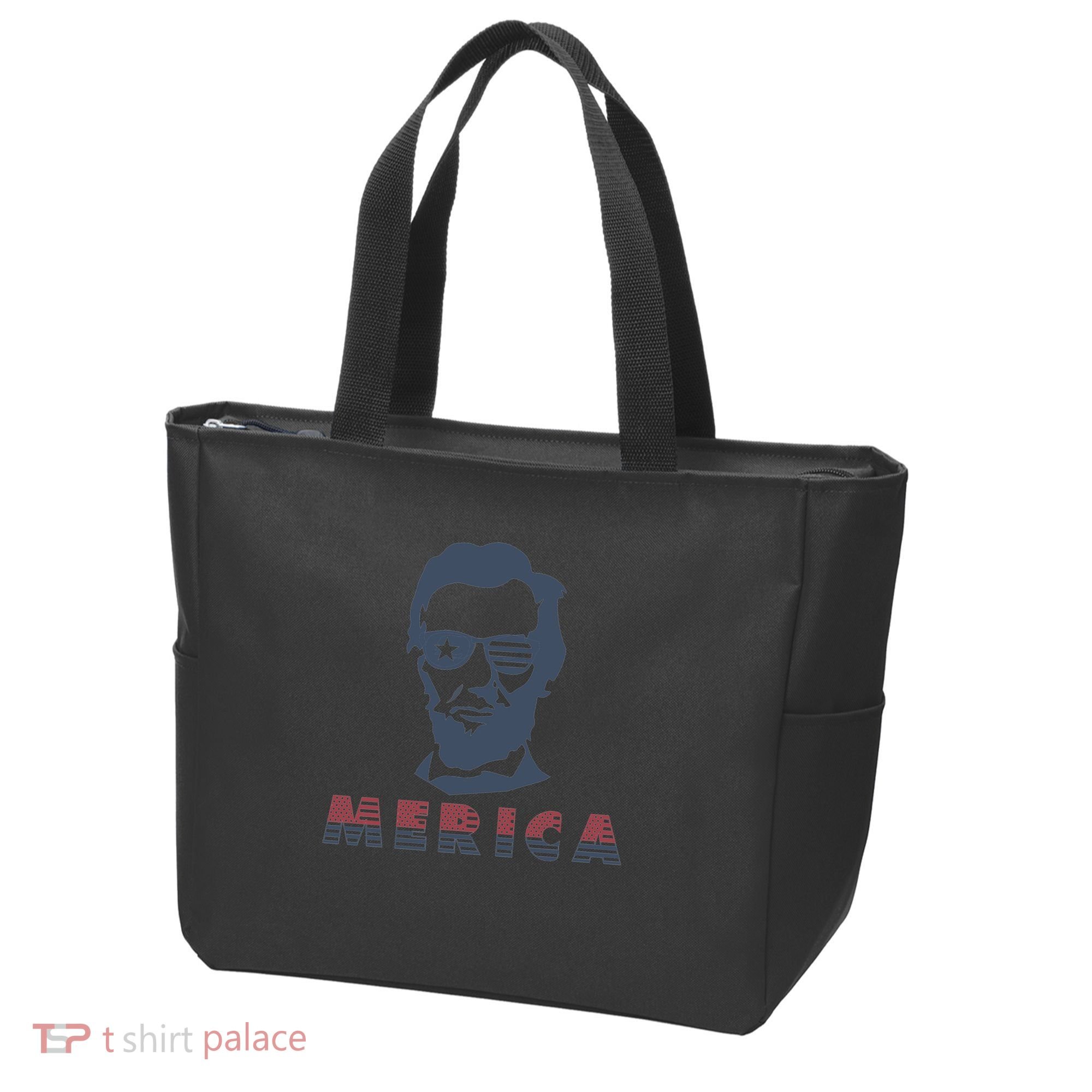 Merica Abe Lincoln Tote Bag