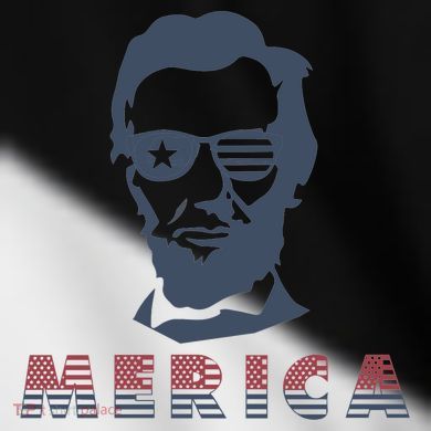 Merica Abe Lincoln Toddler Fine Jersey T-Shirt