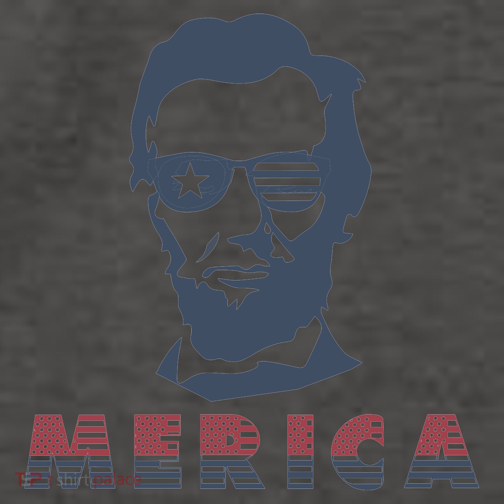 Merica Abe Lincoln Vector Backpack