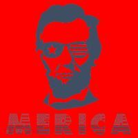 Merica Abe Lincoln Santa Hat thumb 1