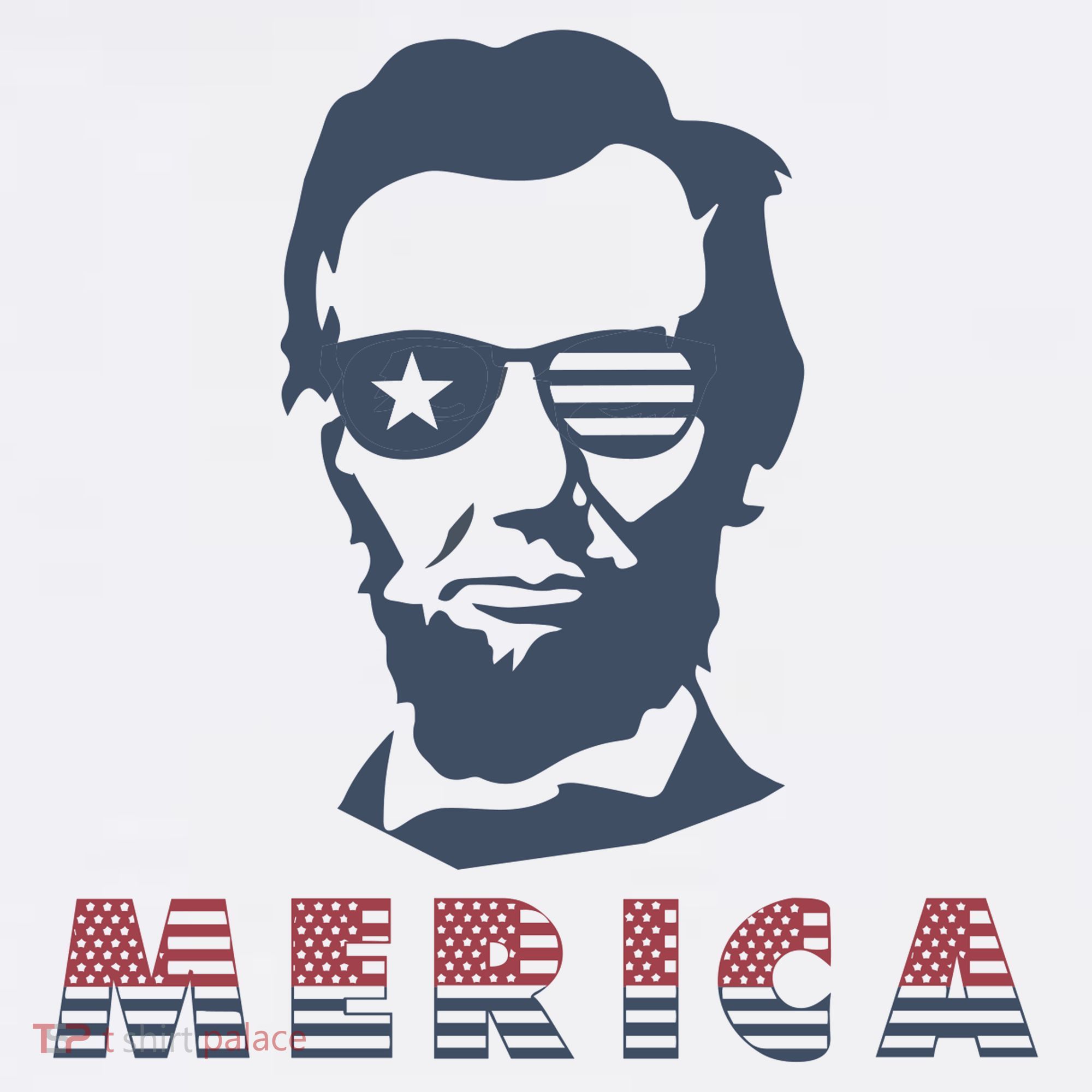 Merica Abe Lincoln Bucket Hat