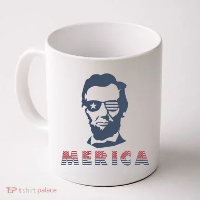Merica Abe Lincoln Coffee Mug