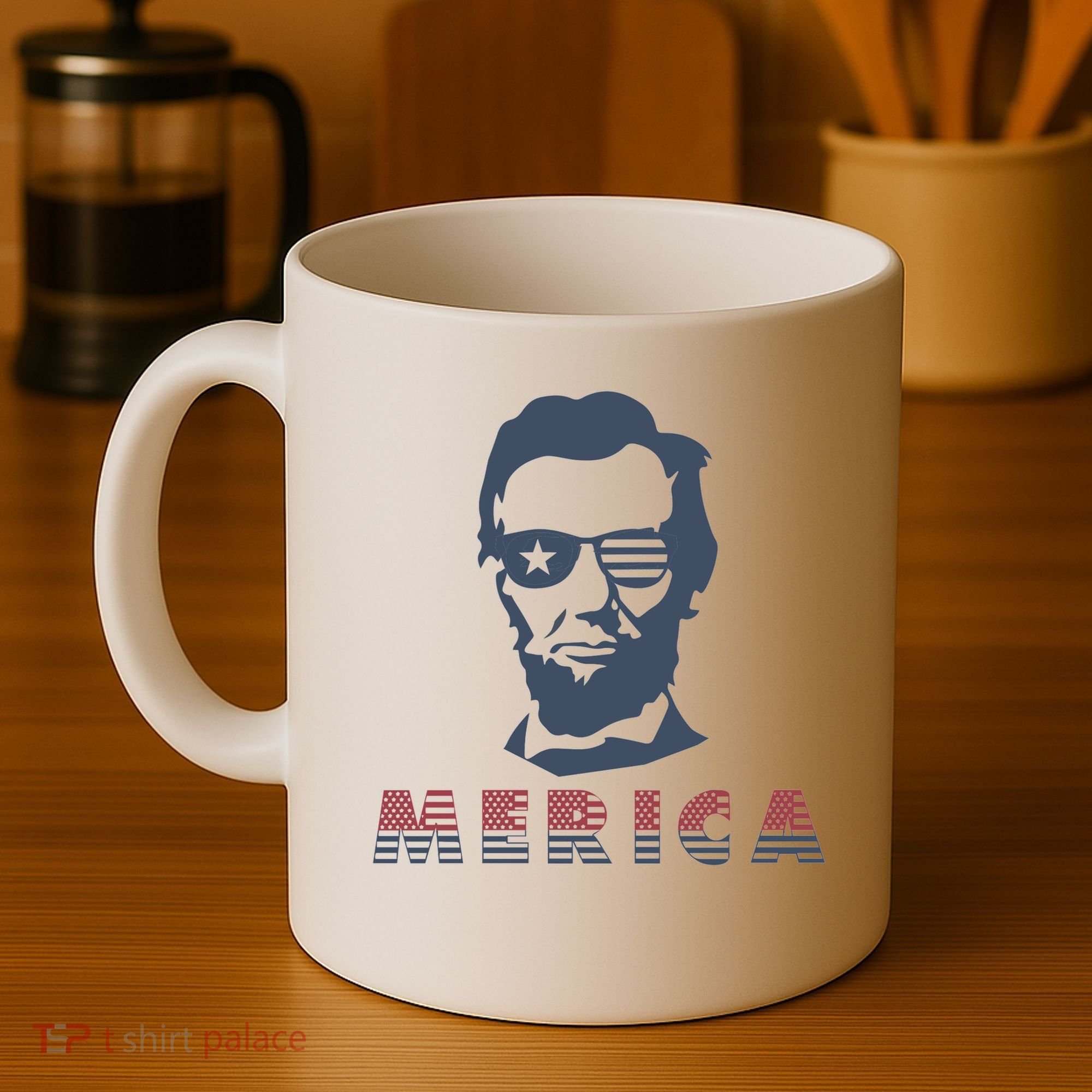 Merica Abe Lincoln Coffee Mug