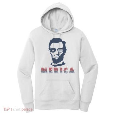 Merica Abe Lincoln Women's Hoodie
