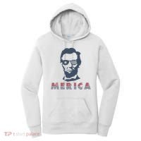Merica Abe Lincoln Women's Hoodie thumb 0
